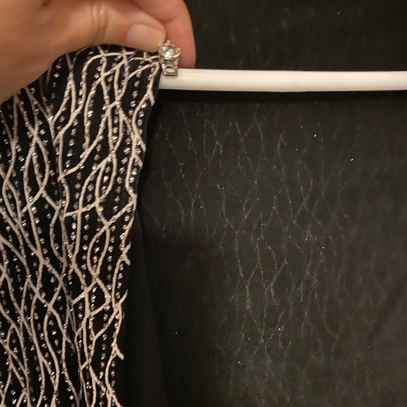 Sparkling Black and white jacket Fancy Perfect for Christmas Party - Picture 3 of 5